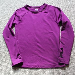 Women's Fila Long Sleeve Workout Top